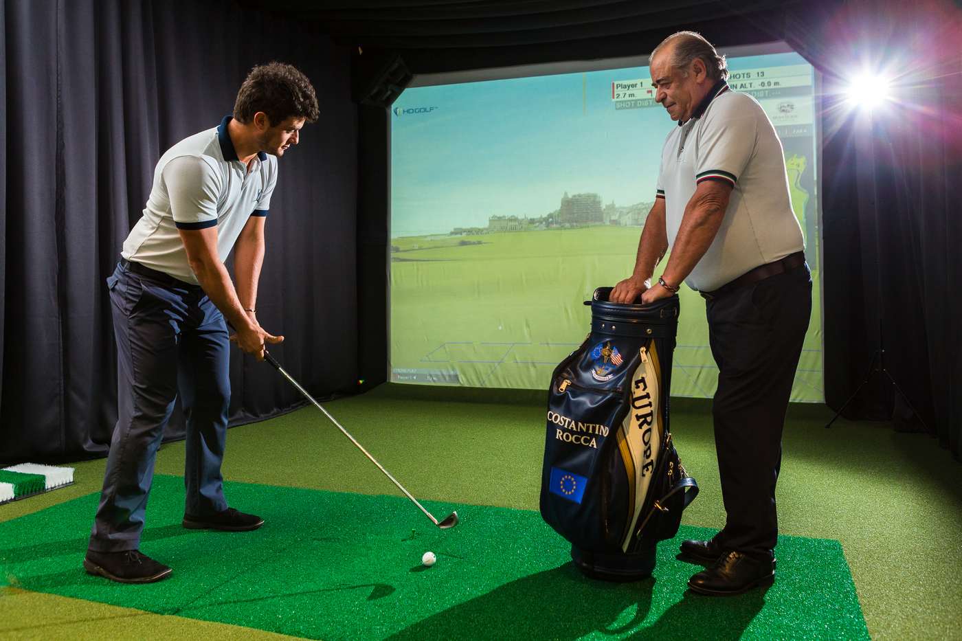 SFIDA COSTANTINO ROCCA SULL’OLD COURSE DI ST.ANDREWS